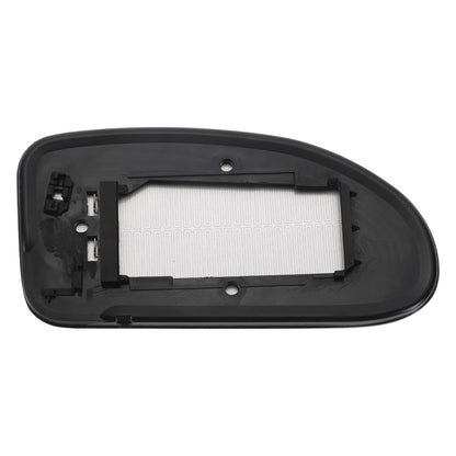 Left Side White Mirror Glass w/ Back Convex Heated for Ford Focus (1998-2004)