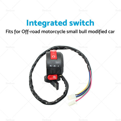 7 Wire Kill Switch Button Housing for 110cc 125cc PIT Quad Dirt Bike ATV
