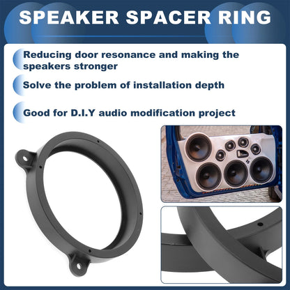6.5" Speaker Spacer Ring Adaptor for Subaru  -  Pcs