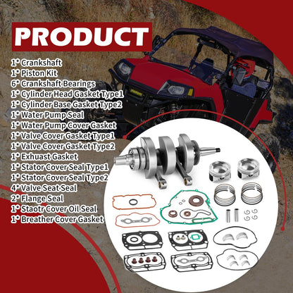 Crankshaft Crank Kit for Polaris Sportsman RZR Ranger 800 (2005–2014)