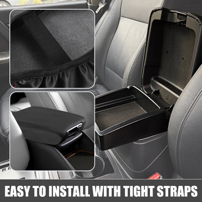 Center Console Cover Armrest Protector for Toyota Corolla Cross (2022) Black