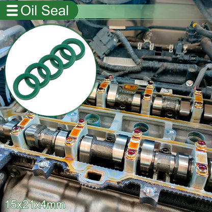 Oil Seal / 15x21x4mm / Seal Ring Rotary Shaft Seal TPU 5 Pcs for Make Model