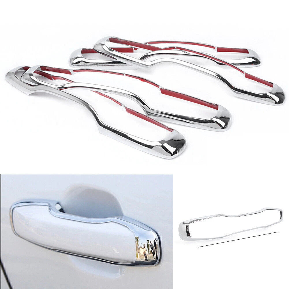 Glossy ABS 4x Door Handle Cover Trim for Volvo XC60 (2018-2019)
