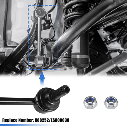 8 Pcs Front Inner Outer Tie Rod Sway Bar Link for Chevrolet Cobalt (2005-2010)