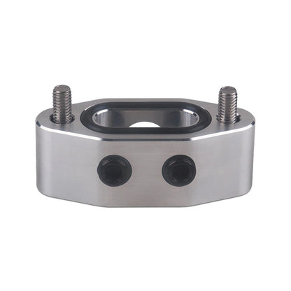 Aluminum Alloy Oil Feed Line Adapter Plate M16 x 1.5 for LS