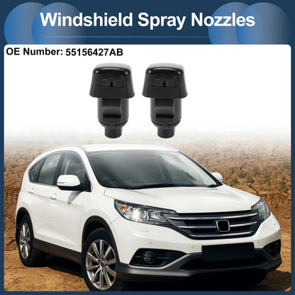 Windshield Washer Nozzle With Gasket, Fluid Hose for Jeep