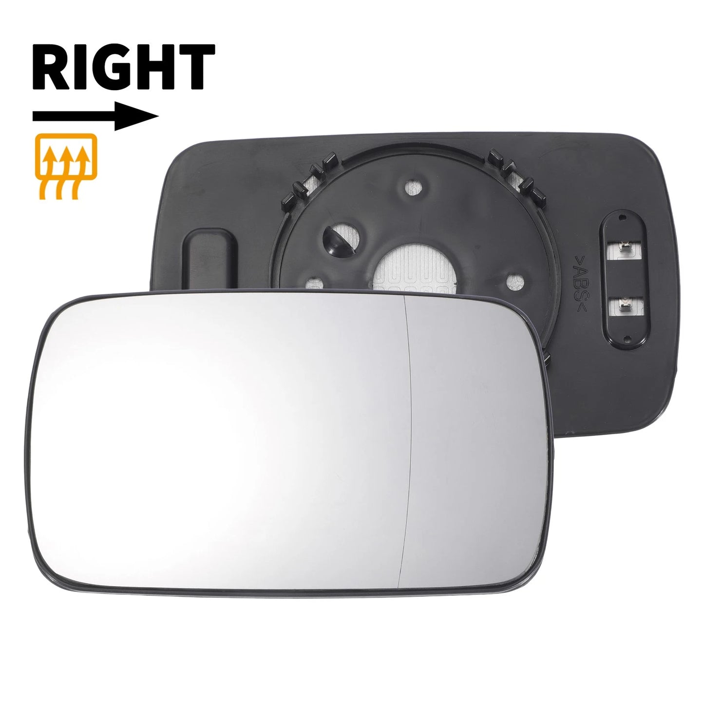 Right Side White Glass Mirror W/ Back Heated for BMW 3 Series E30-E36