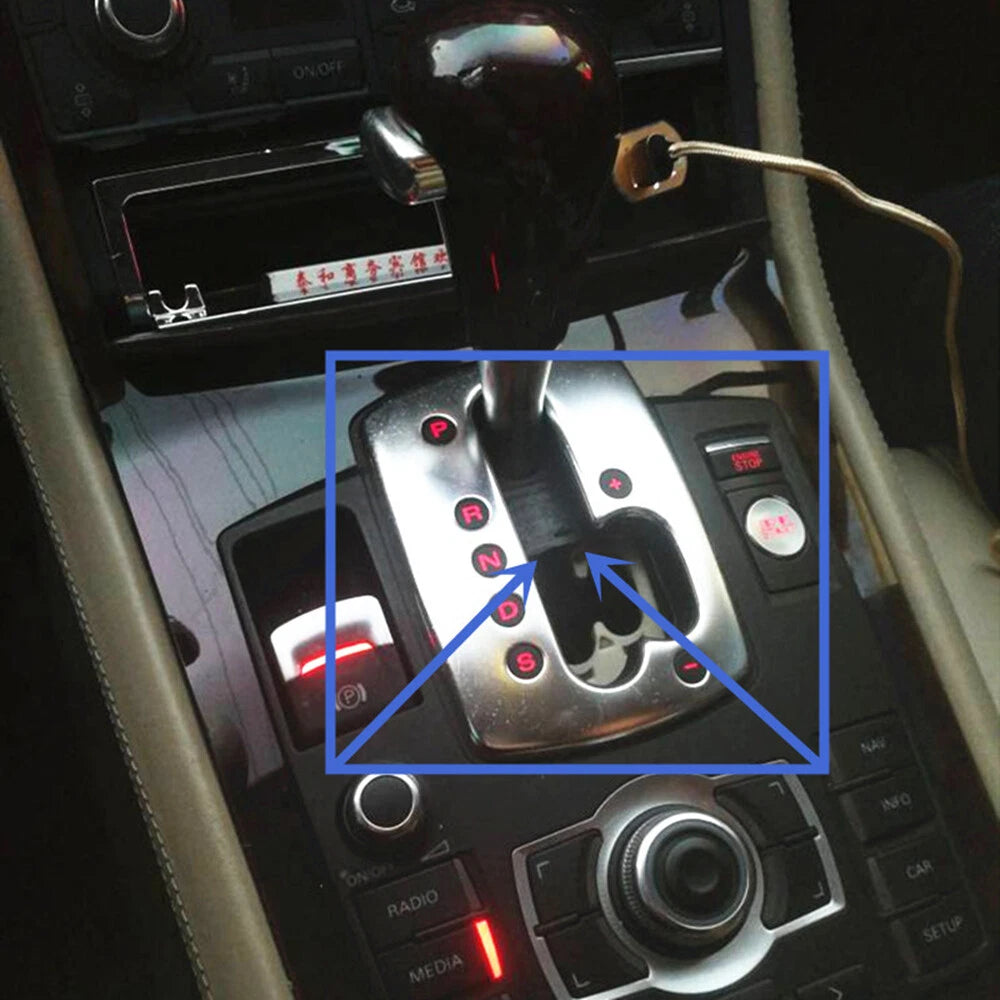 1pc Center Gear Lever Strip Cover for Audi A8 (2003-2010)