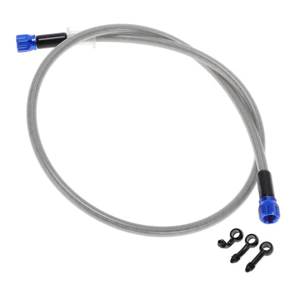 90cm Brake Clutch Oil Hose Line for Motorcycles Silver Tone