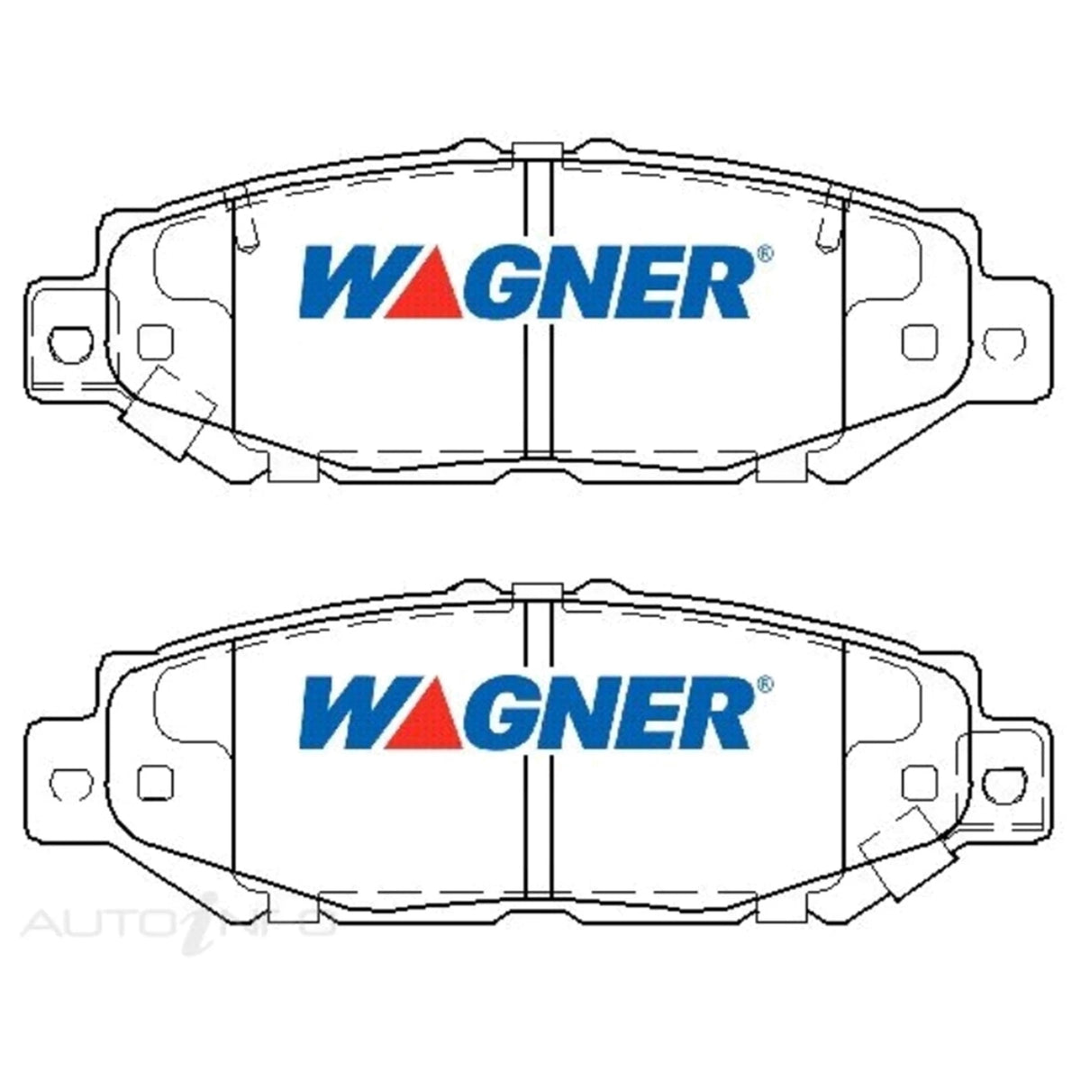 Rear Disc Brake Pad Set for Toyota Supra JZA80 (1993–2002)