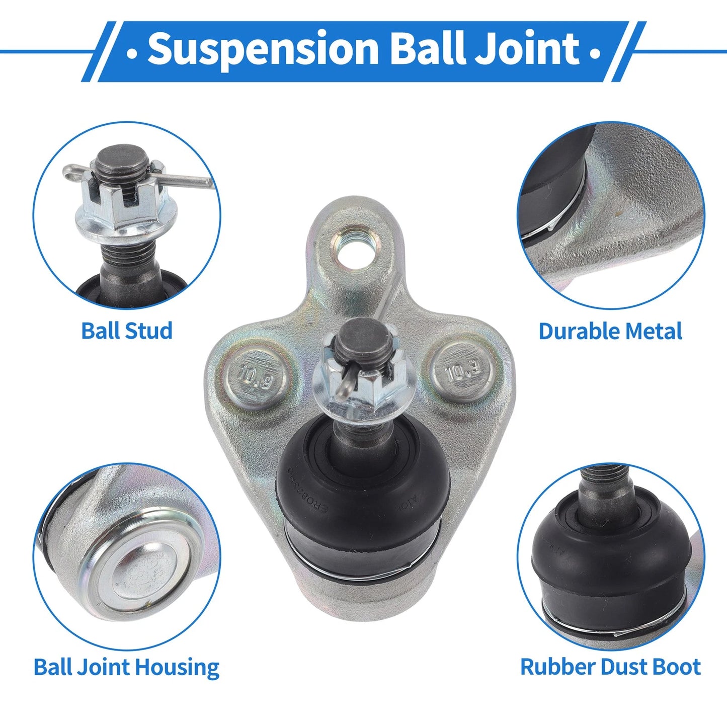 2 x Front Lower Ball Joints for Toyota Prius (2004-2009)