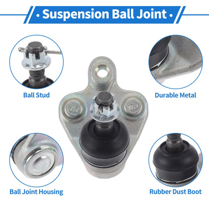 2 x Front Lower Ball Joints for Toyota Prius (2004-2009)