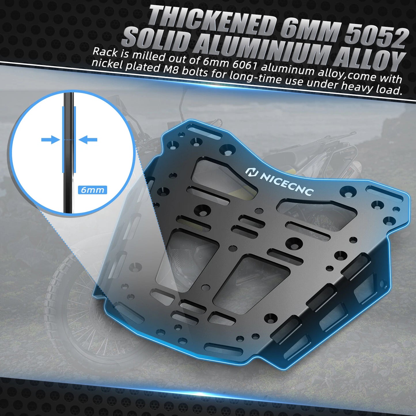 26 Slot Rear Luggage Rack for Husqvarna Norden 901 (2022-2024)