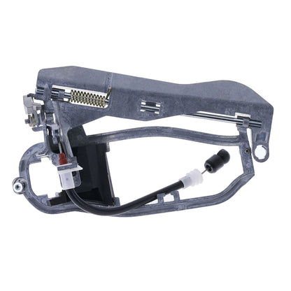 Left Rear Outer Door Handle Carrier with Cable for BMW X5 2000-2007