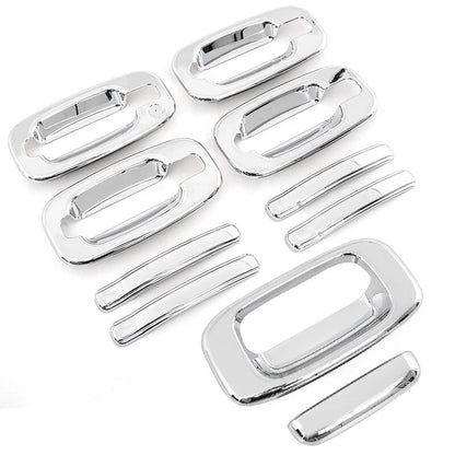 Chrome 4Dr Handle & Tailgate Covers for 1999-2006 Chevy Silverado GMC Sierra