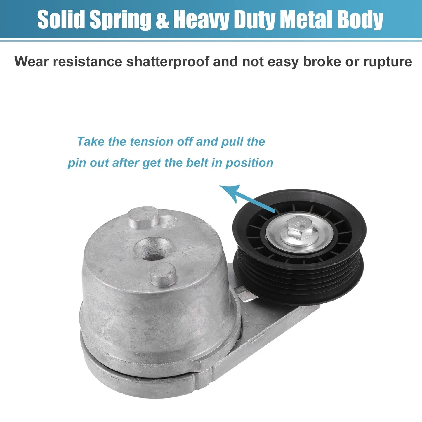 Belt Tensioner Pulley Assembly for Chevrolet Express 2500 (2006-2016)