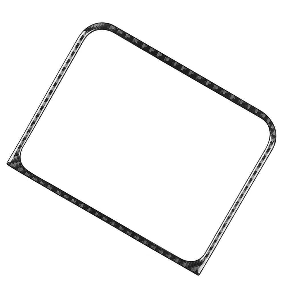 Carbon Fiber GPS Navigation Panel Cover Trim for Jeep Wrangler JL Gladiator JT (2018-2023)