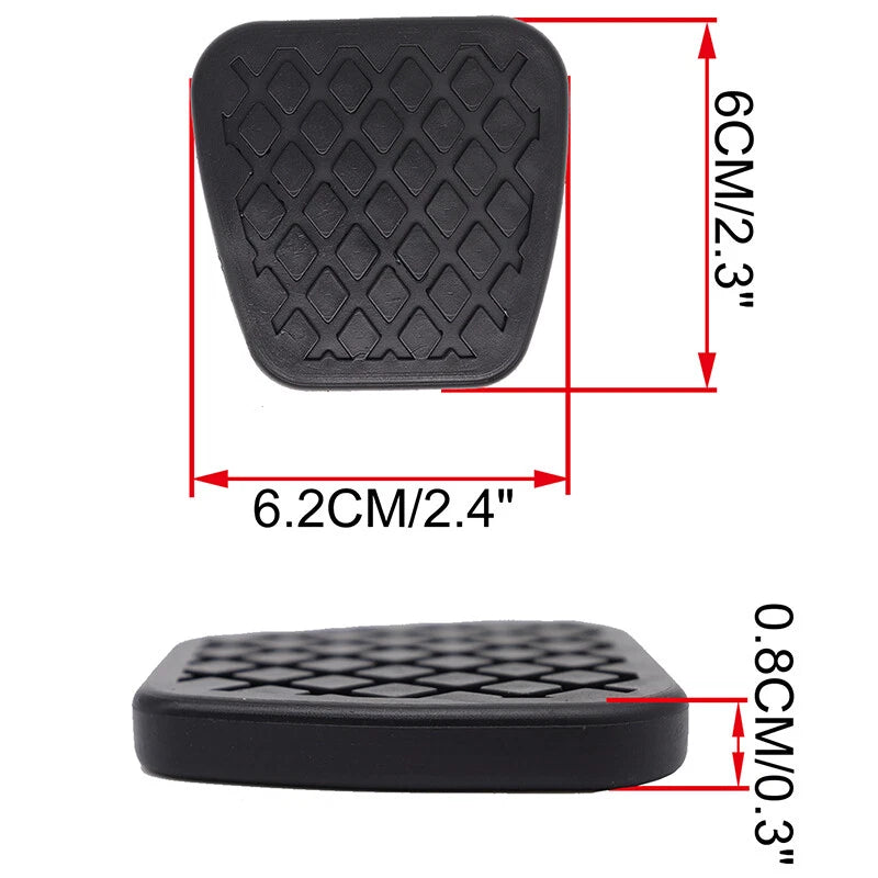 Brake & Clutch Pedal Pads Covers for Honda Accord Civic CRV Element Prelude