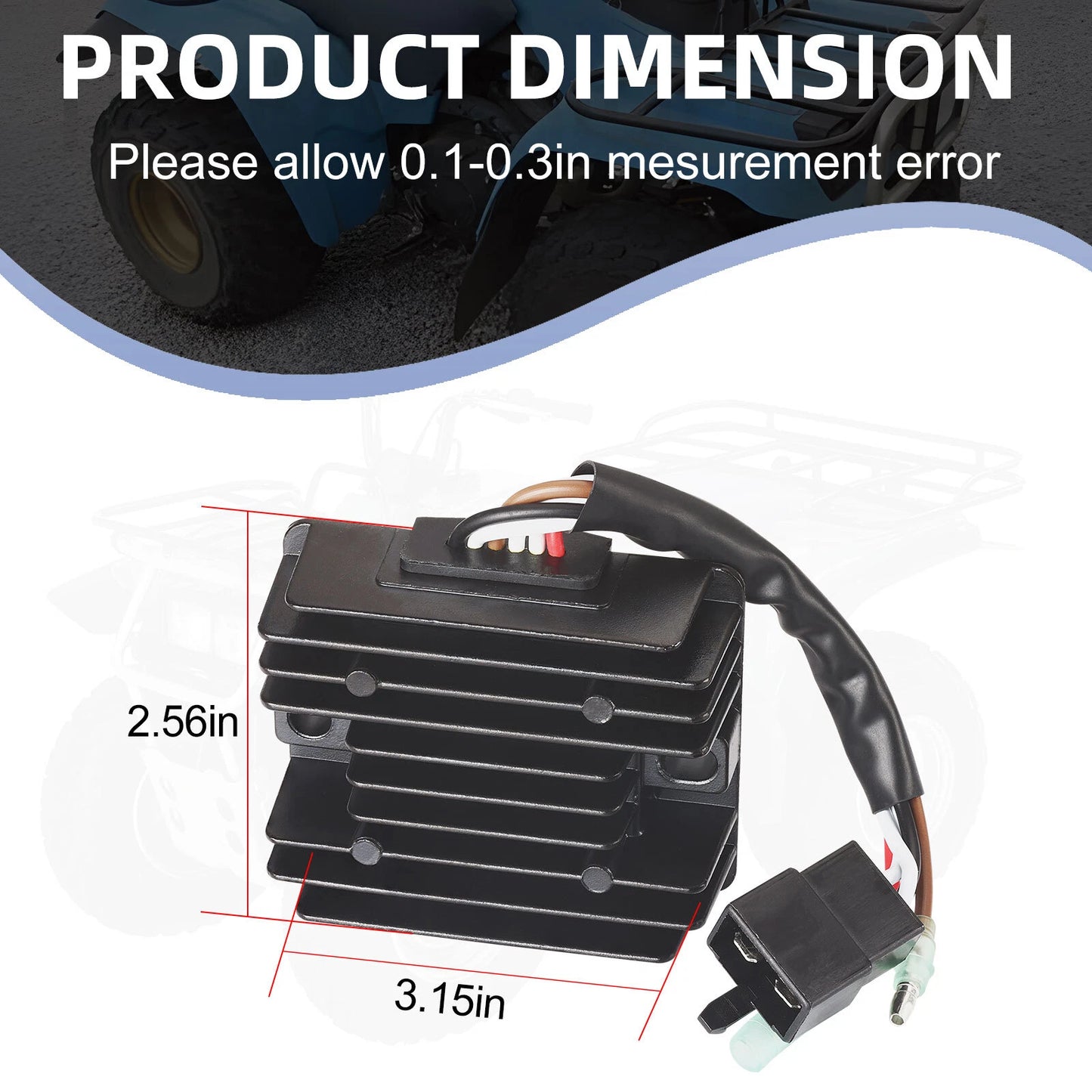 Voltage Regulator Rectifier for Yamaha Moto-4 YFM350ER