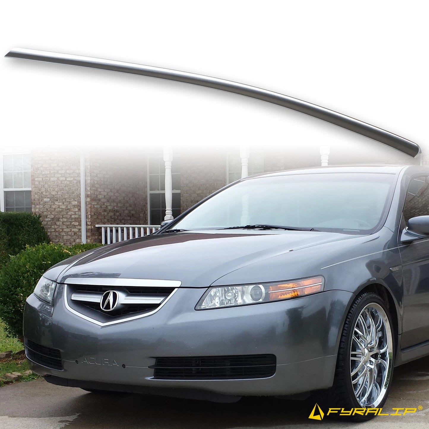 Rear Boot Lip Spoiler for Honda TL (2004-2008) Anthracite NH-643M