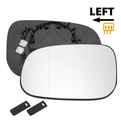 Heated Left Side Mirror Glass for Volvo C30 C70 S40 S60 V50 V70 (2001-2010)