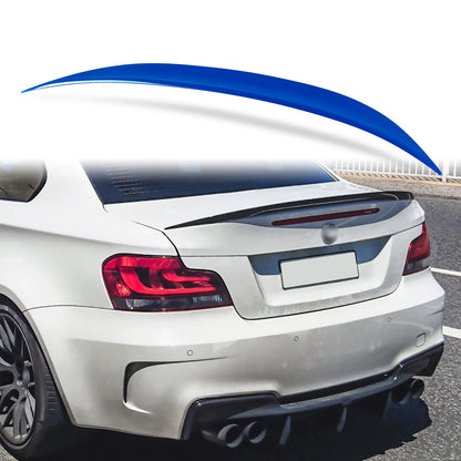 Rear Boot Spoiler for BMW E82 Coupe 1M (2008-2013) - Montego Blue A51