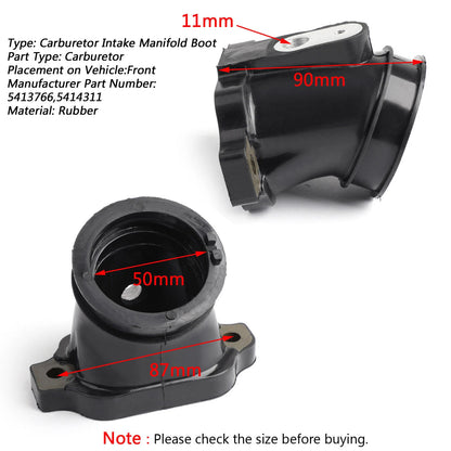 Rubber Connector for Carburetor Intake Manifold for Polaris RZR 4 Ranger 800 (2008-2014)