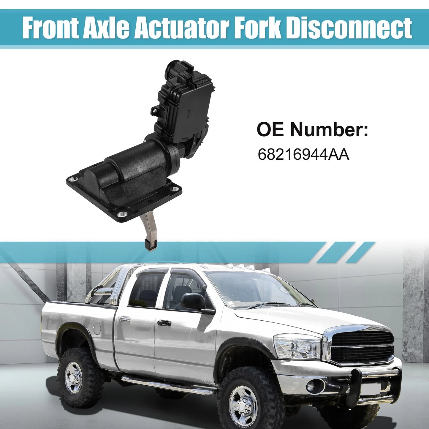 Front Axle Actuator Fork Disconnect for Dodge Ram 2500