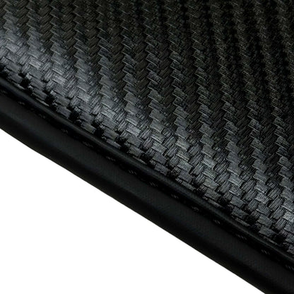 Black Floor Mats for Audi A6 C8 Allroad Quattro 2019-2023 with Carbon