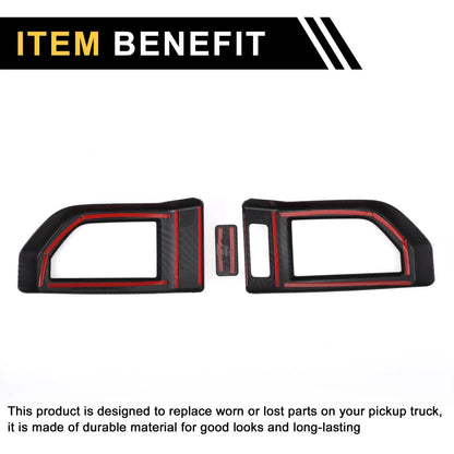 Carbon Fiber Pattern Air Vent Cover Set for Ford F-150 (2015-2020)