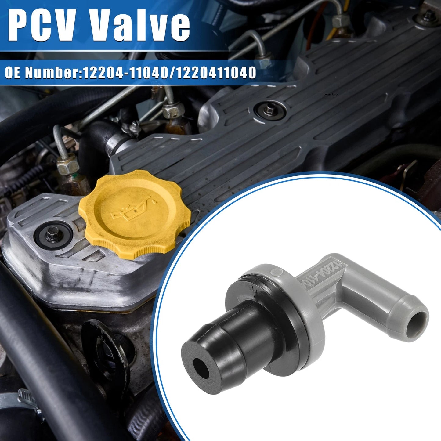 PCV Valve for Toyota Camry for Acura TL Gray (1988-1991)(1996-1999)