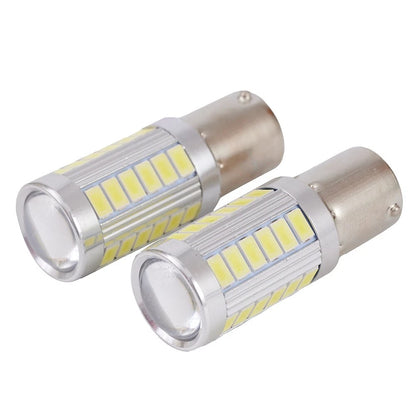 LED White Bulb / 2 x / Car Backup Reverse Light Lamp 33SMD 5630 12V