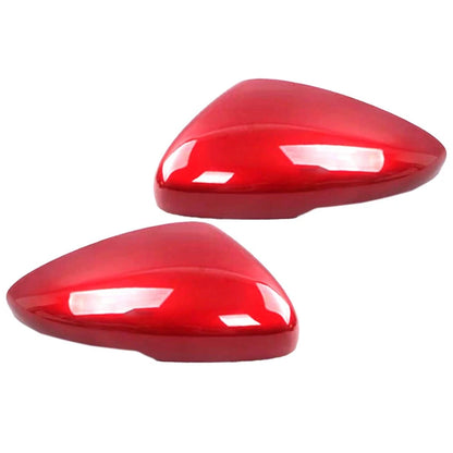 L+R Red Rearview Mirror Cover Caps w/Turn Signal for Honda Accord (2018-2020)