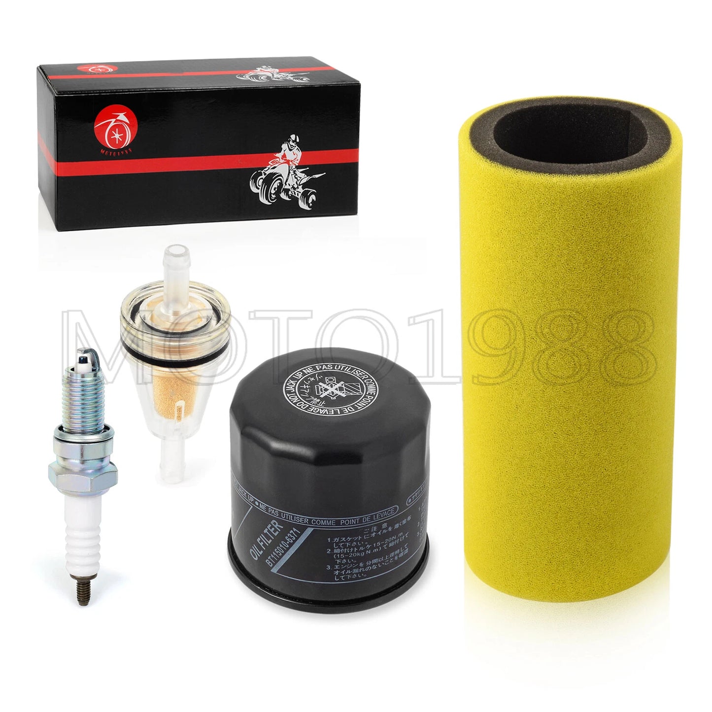 Pre-oiled Air Filter Cleaner Kit for Yamaha Rhino 660 YXR660F 2004-2007