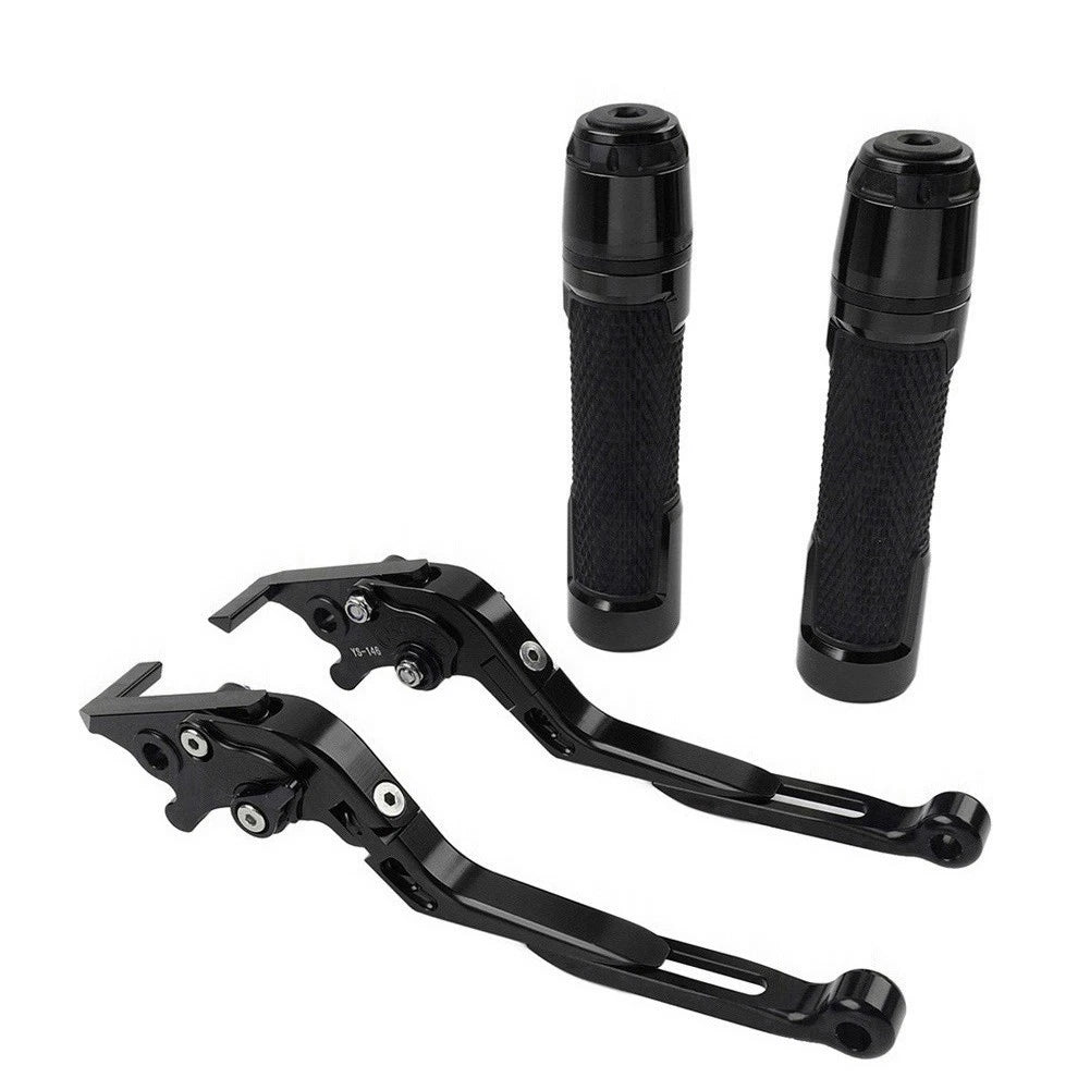 CNC Brake Clutch Lever Handlebar Grip Set for Yamaha XJR 1300 FJR 1300 (2001-2018)