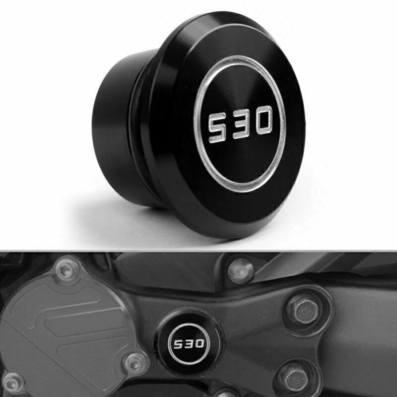 CNC Hole Cover Guard Black for Yamaha T-Max 530 (2005-2016)