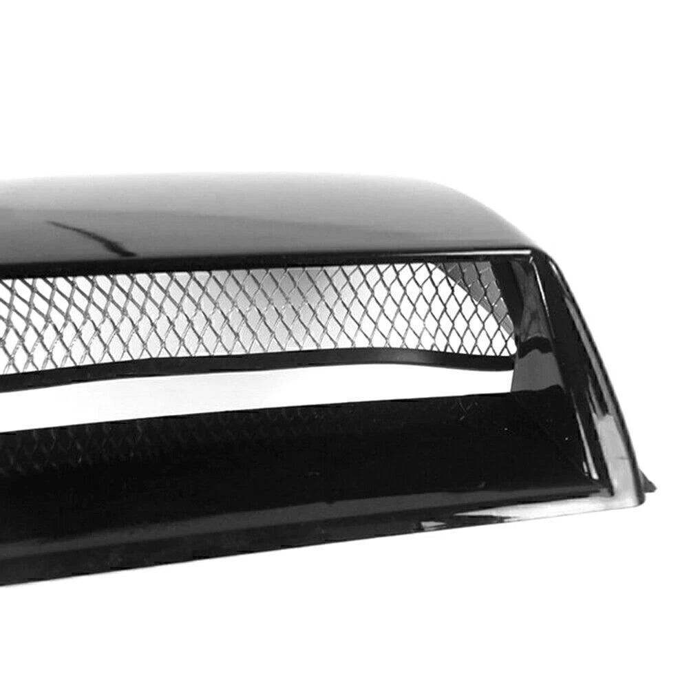 Universal Air Flow Intake Scoop for Car Bonnet Hood Vent Decoration Cover Black