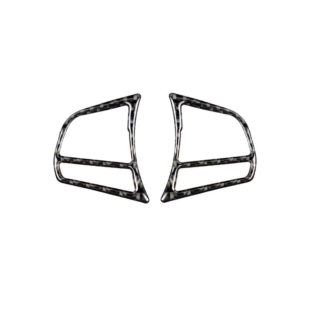 Button Frame Cover Trim Carbon Fiber for BMW F20/21/30/32/34 (2011–2020)