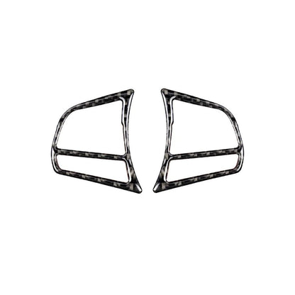 Button Frame Cover Trim Carbon Fiber for BMW F20/21/30/32/34 (2011–2020)