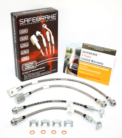 Brake Line Kit for Nissan Patrol Y61 GU 2.8TD, 4.2D (No ABS, Rear Drum) (1997-2007)