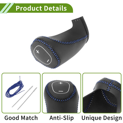 Gear Shift Knob Cover for Chevrolet Malibu (2016-2020) Black Blue