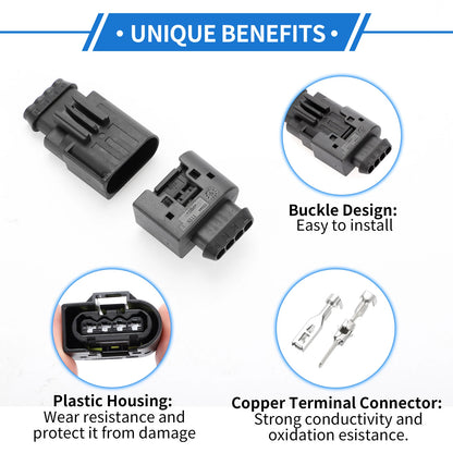 4 Pin Ignition Coil Connector Plug for Mercedes-Benz & BMW - 79 Characters