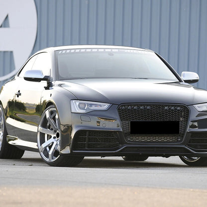 Black Honeycomb Mesh Front Bumper Grille for Audi A5 S5 2013-2016