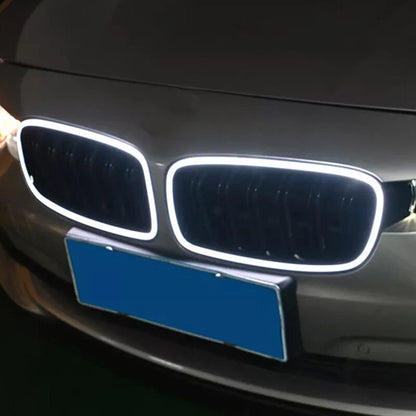 Glossy Black Front Grille LED Light Lamps for BMW 3 Series F30 F31 (2013-2018)