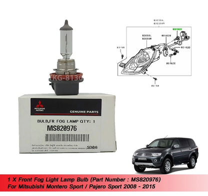Fog Light Bulb for Mitsubishi Montero Pajero Sport (2008-2015)