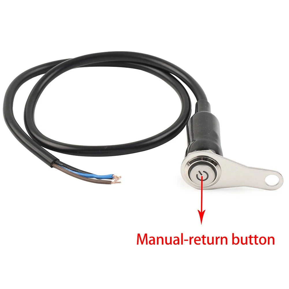 LED Motor Switch ON/OFF Push Button for Headlight Fog Light 12V