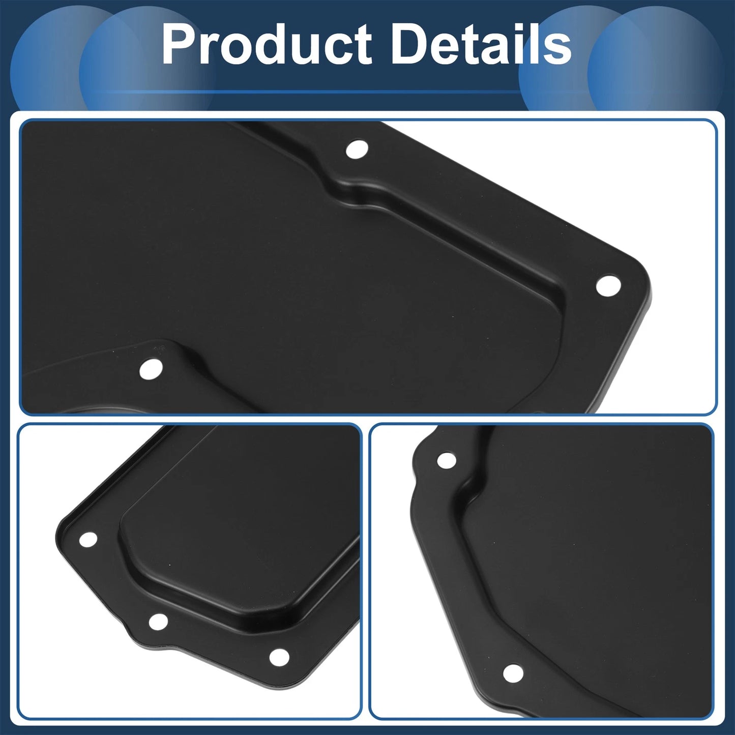 1 Pcs Engine Oil Pan for Chevrolet Cavalier (1995-2005) Iron Black