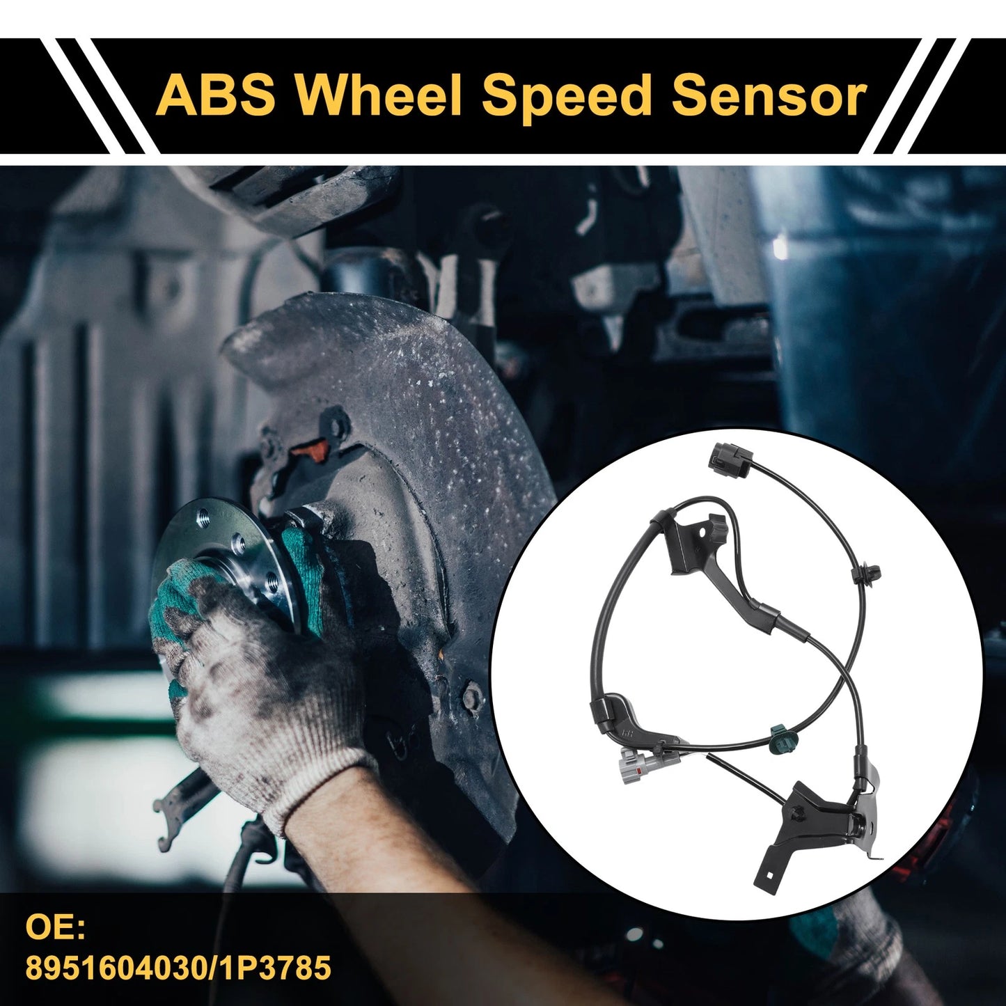 ABS Wheel Speed Sensor for Toyota Tacoma Front Right (2005-2015)