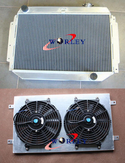 56MM Aluminum Radiator for Holden HQ HK HX HZ Kingswood V8 (1971-1980)