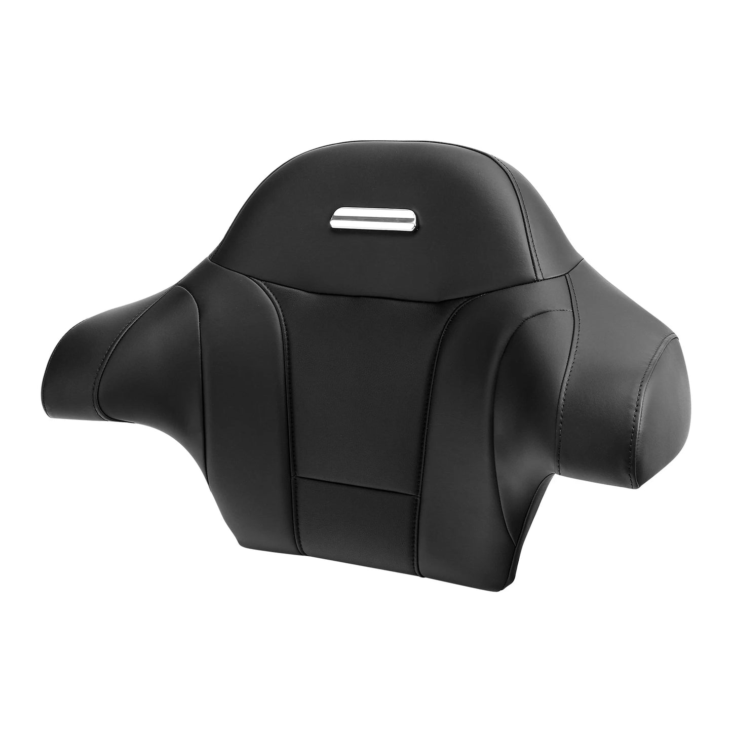 Black Rear Passenger Backrest Pad for Harley Touring Ultra Limited (2014-2024)